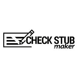 CHECK STUB MAKER logo