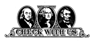 CHECK WITH US logo