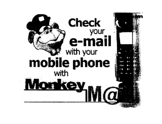 CHECK YOUR E-MAIL WITH YOUR MOBILE PHONE WITH MONKEY M@IL logo