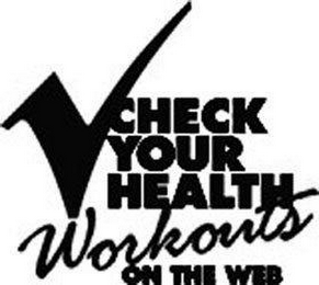 CHECK YOUR HEALTH WORKOUTS ON THE WEB logo