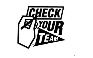 CHECK YOUR TEAM logo