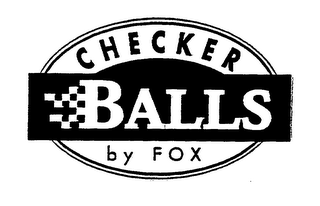 CHECKER BALLS BY FOX logo