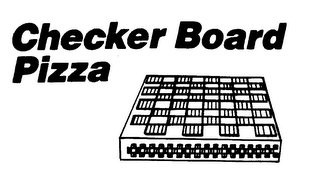 CHECKER BOARD PIZZA logo