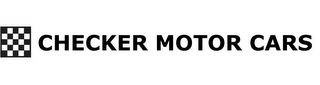 CHECKER MOTOR CARS logo