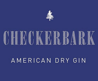 CHECKERBARK AMERICAN DRY GIN logo