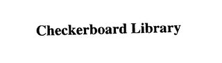 CHECKERBOARD LIBRARY logo
