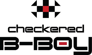 CHECKERED B-BOY logo