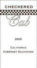CHECKERED CAB 2005 CALIFORNIA CABERNET SAUVIGNON logo