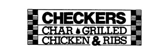 CHECKERS CHAR GRILLED CHICKEN & RIBS logo