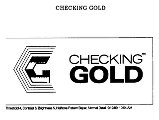 CHECKING GOLD logo