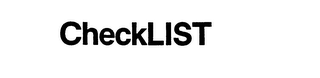 CHECKLIST logo