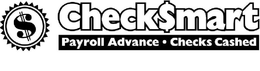$ CHECK$MART PAYROLL ADVANCE · CHECKS CASHED logo