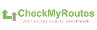 CHECKMYROUTES VOIP ROUTES QUALITY BENCHMARK logo