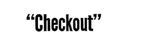 "CHECKOUT" logo