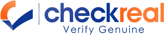 CHECKREAL, VERIFY GENUINE logo