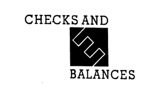 CHECKS AND BALANCES logo