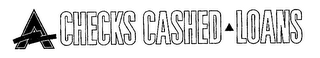 CHECKS CASHED LOANS logo