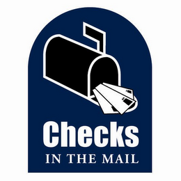 CHECKS IN THE MAIL logo
