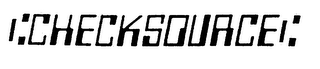 CHECKSOURCE logo