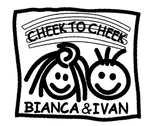 CHEEK TO CHEEK BIANCA & IVAN logo