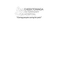 CHEEKTOWAGA VETERINARY HOSPITAL “CARING PEOPLE CARING FOR PETS” logo