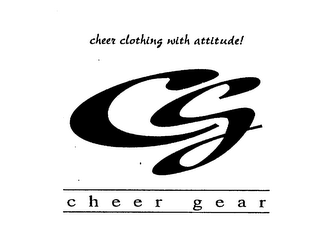 CHEER CLOTHING WITH ATTITUDE! CG CHEER GEAR logo