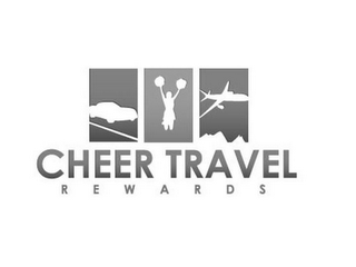 CHEER TRAVEL R E W A R D S logo