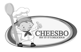 CHEESBO TRY IT! IT'S DELICIOUS! logo