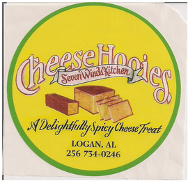 CHEESE HOOIES SEVEN WINDS KITCHEN A DELIGHTFULLY SPICY CHEESE TREAT LOGAN, AL 256 734-0246 logo