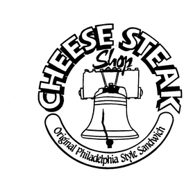 CHEESE STEAK SHOP ORIGINAL PHILADELPHIA STYLE SANDWICH logo