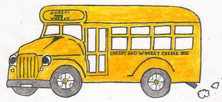 CHEESY & WHEESY CHEESE BUS CW logo