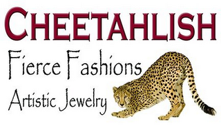 CHEETAHLISH FIERCE FASHIONS ARTISTIC JEWELRY logo