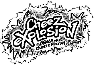 CHEEZ EXPLOSION A BLAST OF CHEESE FLAVOR! logo