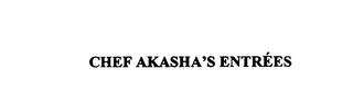 CHEF AKASHA'S ENTREES logo