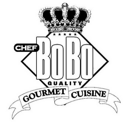 CHEF BOBO QUALITY GOURMET CUISINE logo