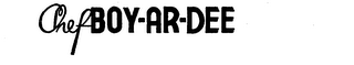 CHEF BOY-AR-DEE logo