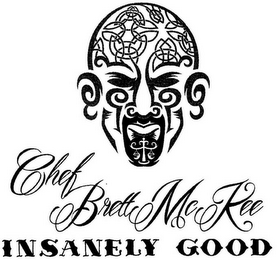 CHEF BRETT MCKEE INSANELY GOOD logo