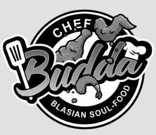 CHEF BUDDA BLASIAN SOUL-FOOD logo