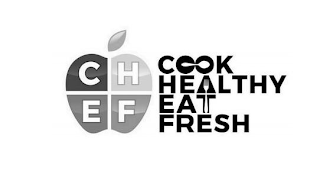 CHEF COOK HEALTHY EAT FRESH logo