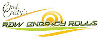 CHEF CRISTY'S RAW ENERGY ROLLS logo
