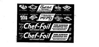 CHEF-FOIL PURE ALUMINUM HOUSEHOLD FOIL logo
