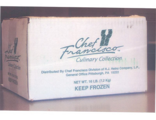 CHEF FRANCISCO CULINARY COLLECTION logo