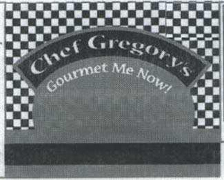 CHEF GREGORY'S GOURMET ME NOW! logo