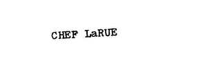 CHEF LARUE logo