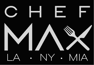 CHEF MAX LA NY MIA logo