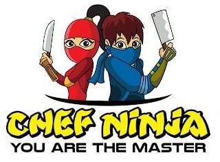 CHEF NINJA YOU ARE THE MASTER logo
