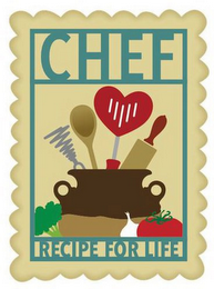 CHEF RECIPE FOR LIFE logo