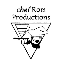 CHEF ROM PRODUCTIONS logo