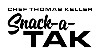 CHEF THOMAS KELLER SNACK-A-TAK logo