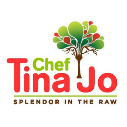 CHEF TINA JO SPLENDOR IN THE RAW logo